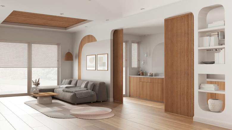 Cocina semiabierta al salón