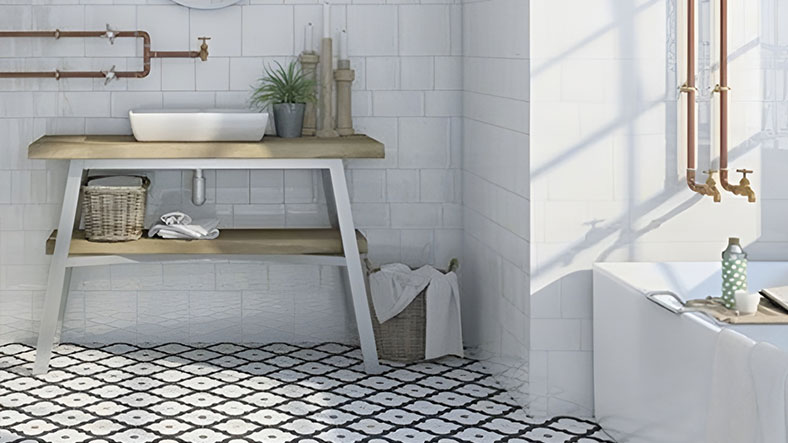 Azulejos para el baño imitación hidráulico