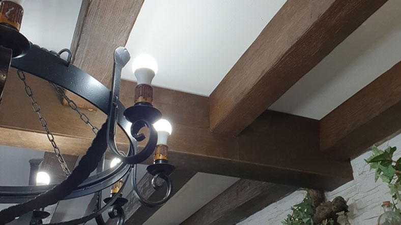 vigas de madera falsas