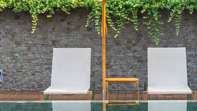 Soporte sombrilla jardín