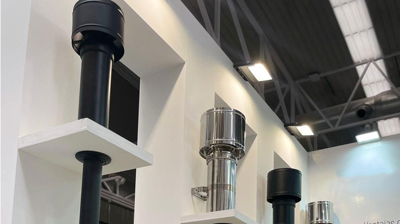 Tubo vitrificado galvanizado y de acero inoxidable
