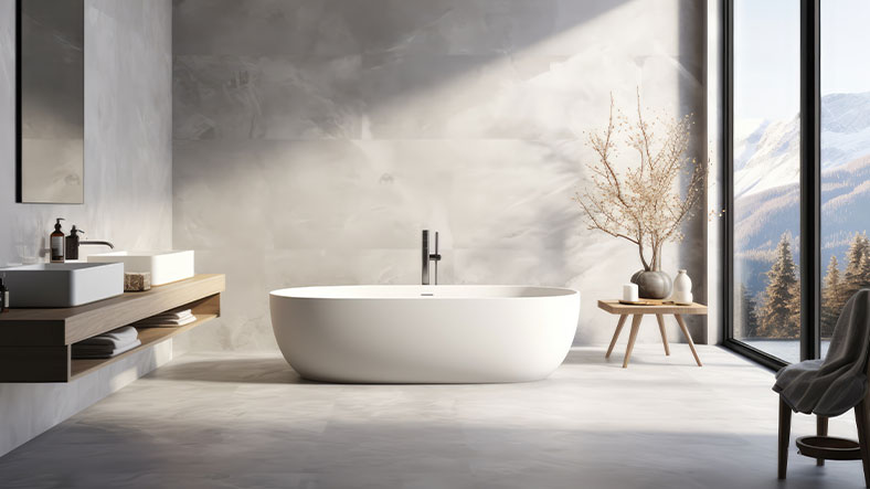 Baños minimalistas