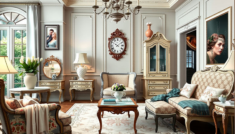 Decoración estilo frances