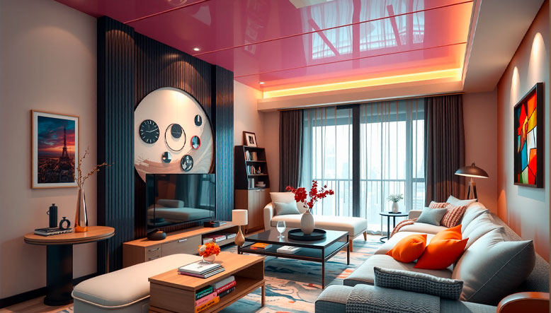 toques de color en la decoración