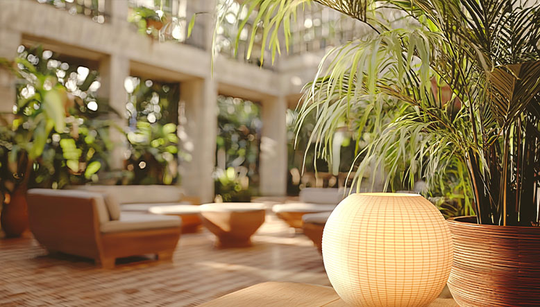 Jardin interior