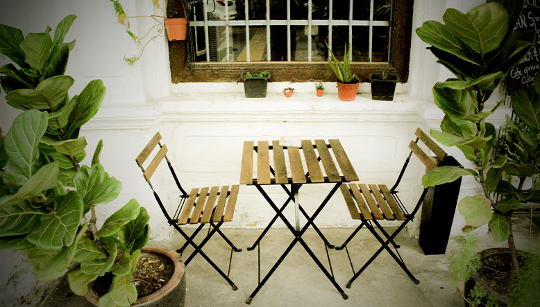 pequeña terraza